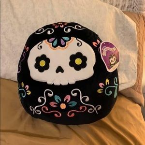 Squishmallow Day of the Dead Black Skull Halloween Exclusive ‘16 inch